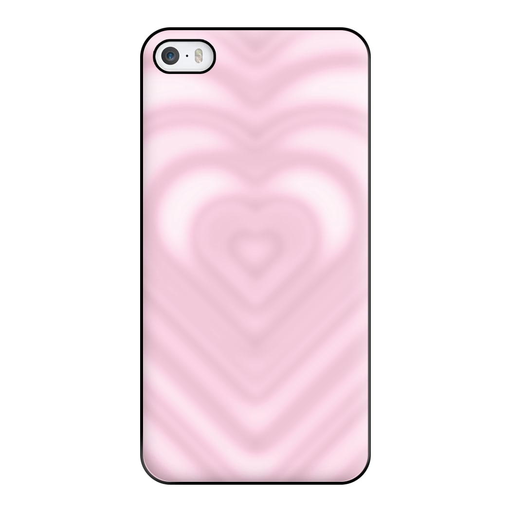 Drippy Love Heart Pink Phone Case for iPhone 5 / 5s / SE 2016