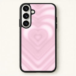 Drippy Love Heart Pink Phone Case for Galaxy S26 Plus
