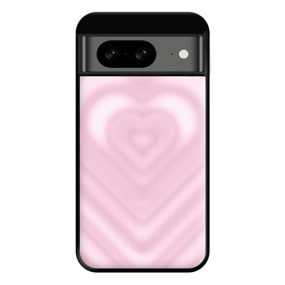 Drippy Love Heart Pink Phone Case for Google Pixel 8