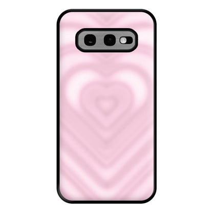 Drippy Love Heart Pink Phone Case for Galaxy S10e