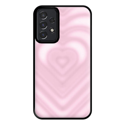 Drippy Love Heart Pink Phone Case for Galaxy A52 / A52s