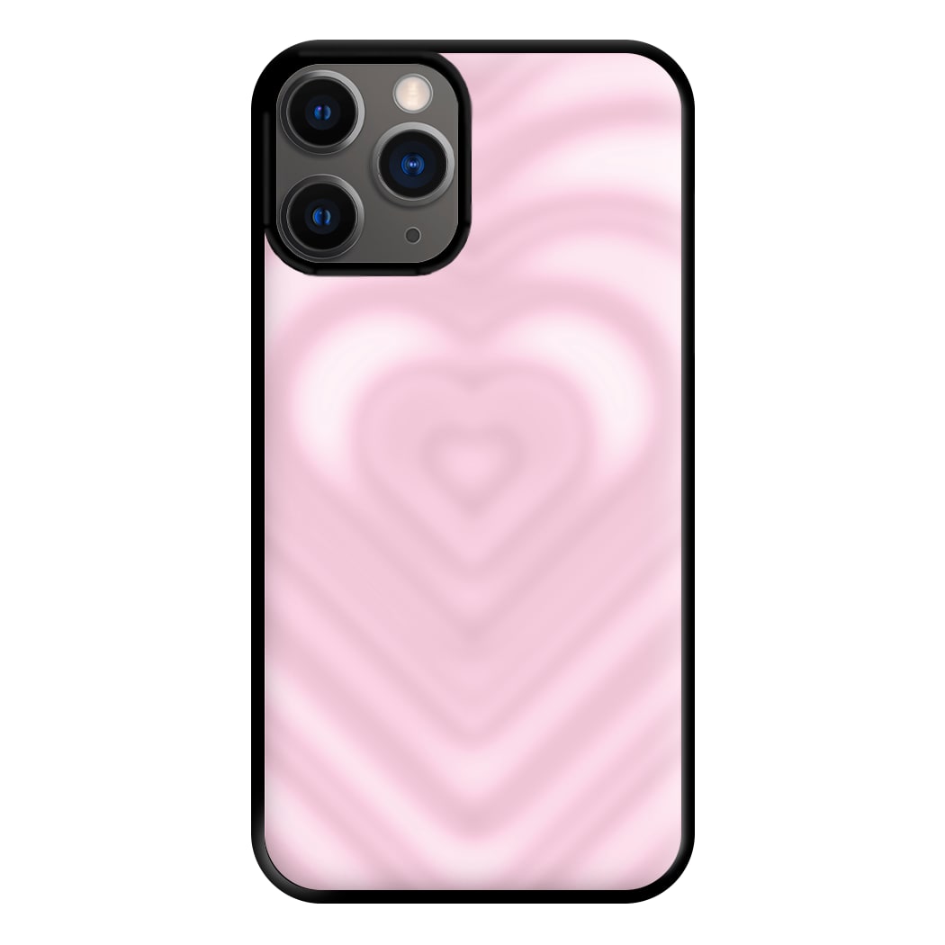 Drippy Love Heart Pink Phone Case for iPhone 12 Pro Max