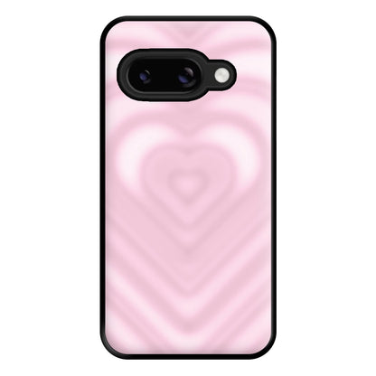 Drippy Love Heart Pink Phone Case for Google Pixel 8a