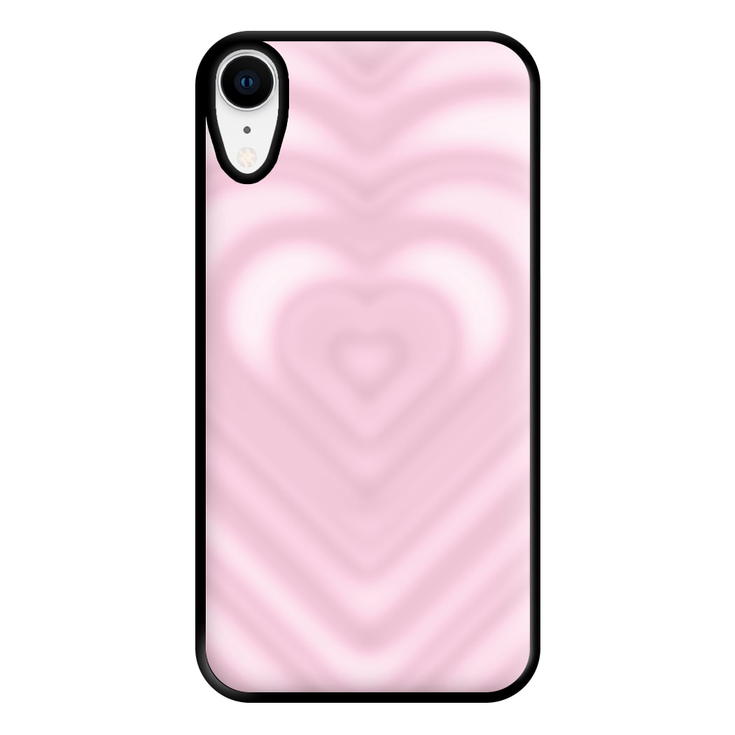 Drippy Love Heart Pink Phone Case for iPhone XR