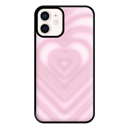 Drippy Love Heart Pink Phone Case for iPhone 13 Mini