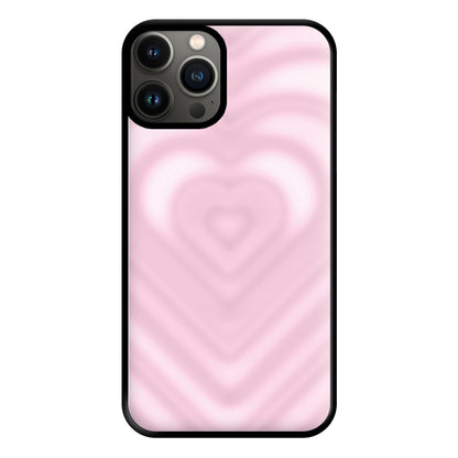 Drippy Love Heart Pink Phone Case for iPhone 13 Pro Max