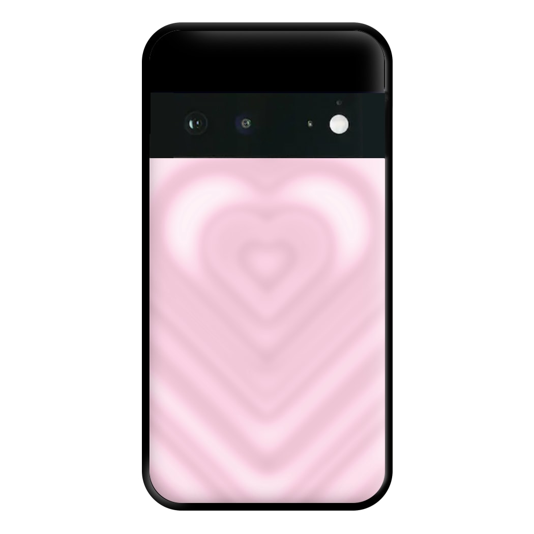 Drippy Love Heart Pink Phone Case for Google Pixel 6a