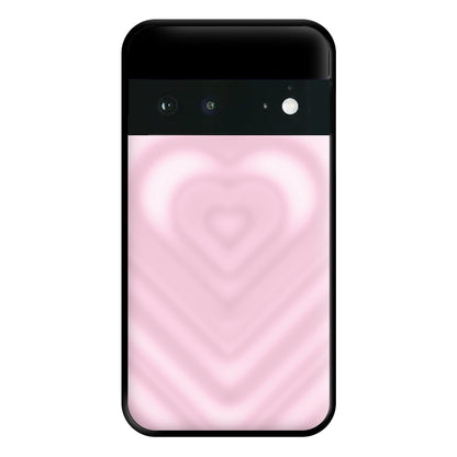 Drippy Love Heart Pink Phone Case for Google Pixel 6a