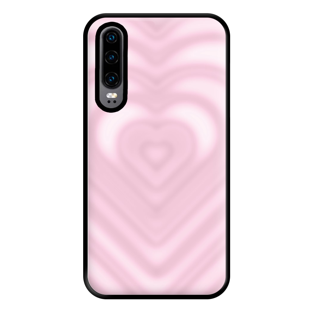 Drippy Love Heart Pink Phone Case for Huawei P30