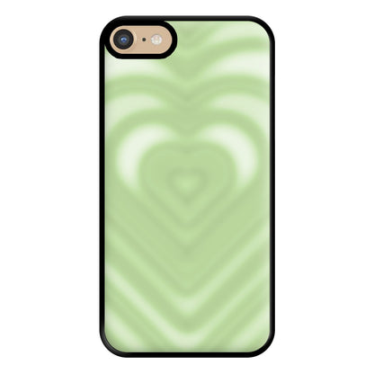 Drippy Love Heart Green Phone Case for iPhone 6 / 7 / 8 / SE
