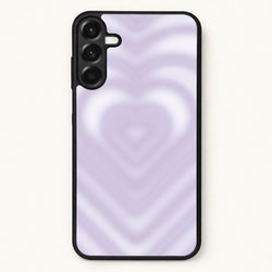 Drippy Love Heart Purple Phone Case for Galaxy A17