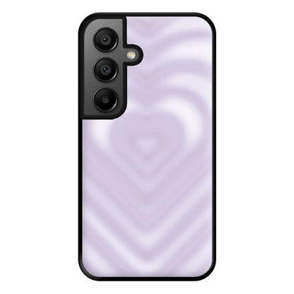 Drippy Love Heart Purple Phone Case for Galaxy A56