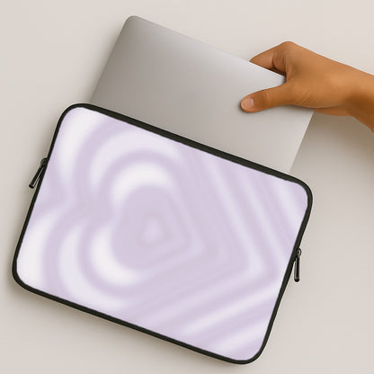 Drippy Love Heart Purple MacBook Case