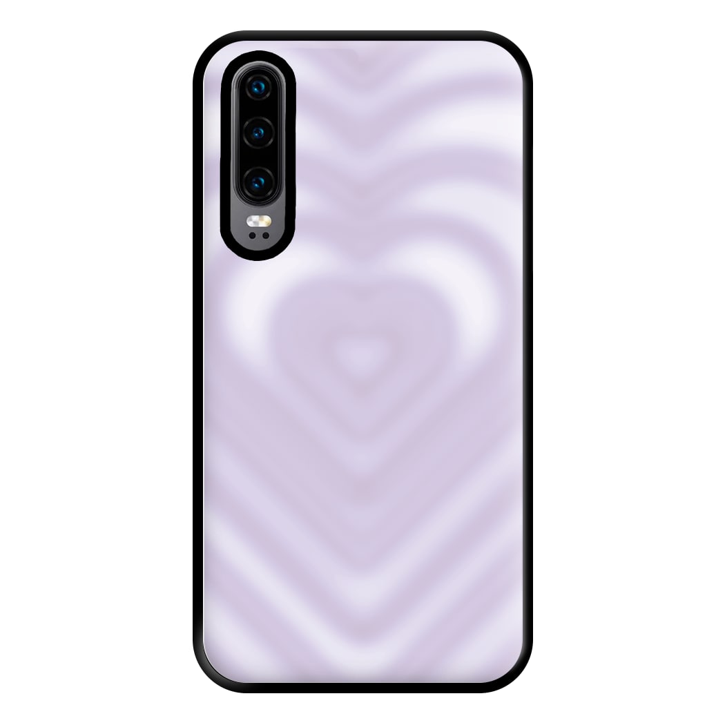 Drippy Love Heart Purple Phone Case for Huawei P30