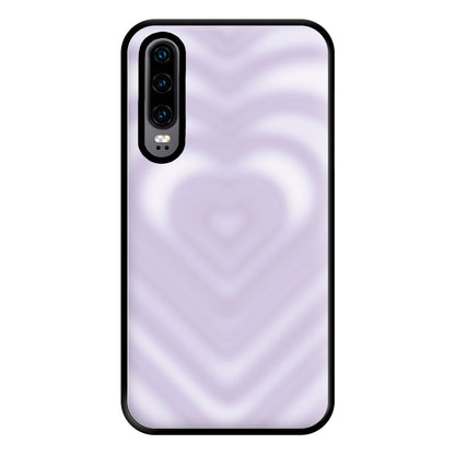 Drippy Love Heart Purple Phone Case for Huawei P30