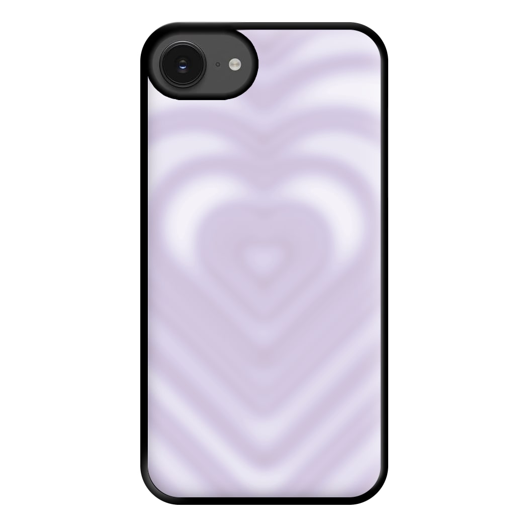 Drippy Love Heart Purple Phone Case for iPhone 16e