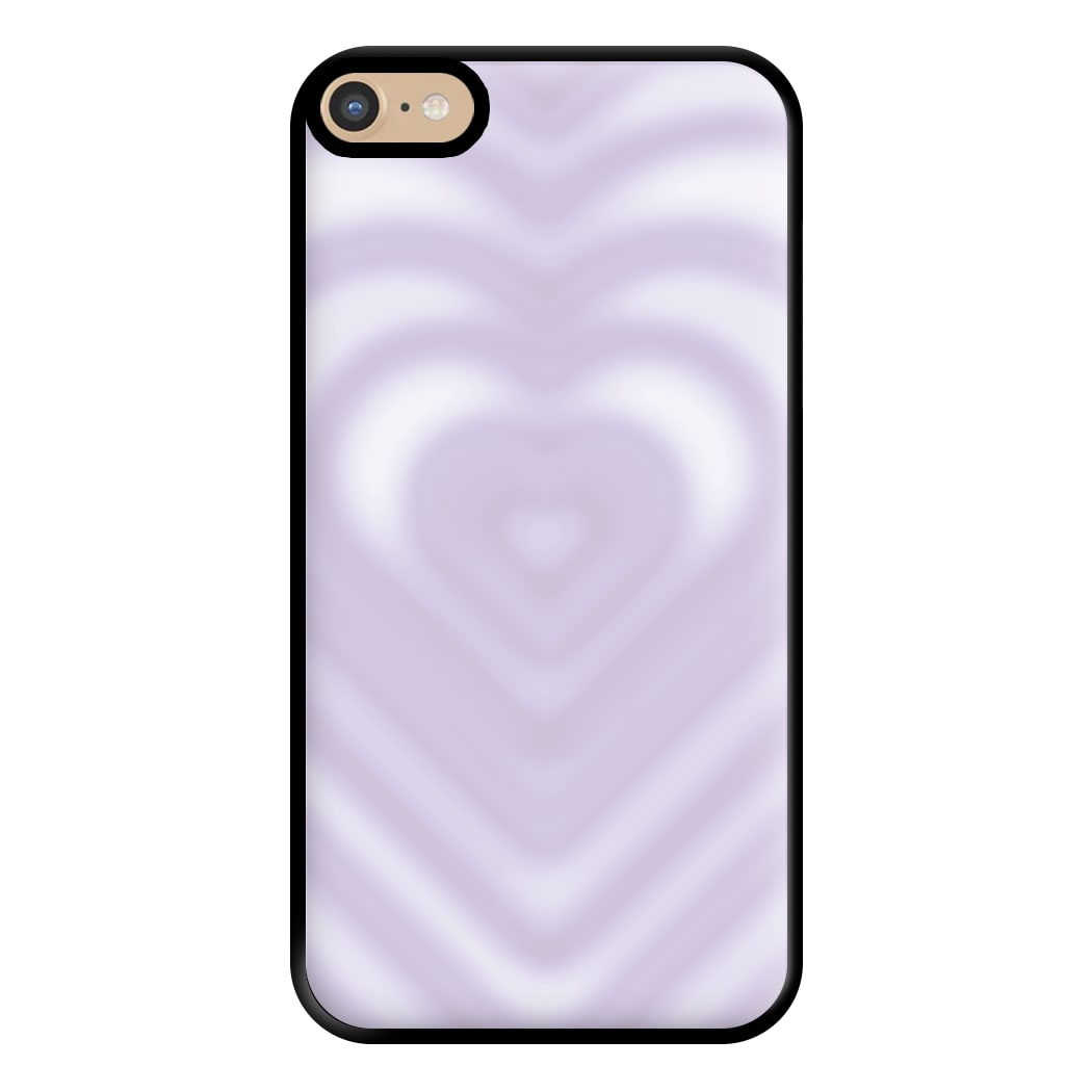 Drippy Love Heart Purple Phone Case for iPhone 6 Plus / 7 Plus / 8 Plus