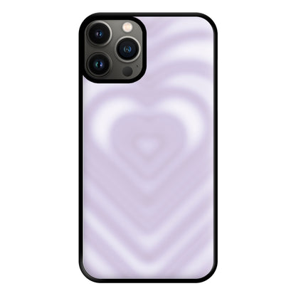 Drippy Love Heart Purple Phone Case for iPhone 13 Pro Max
