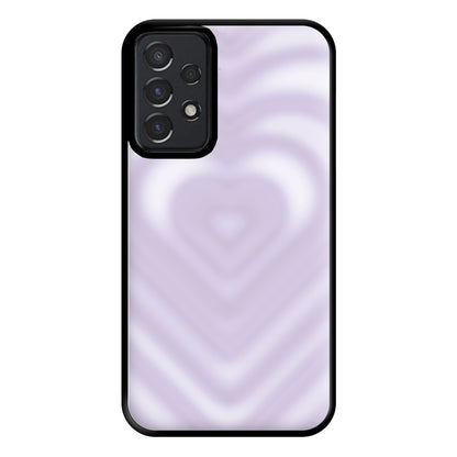 Drippy Love Heart Purple Phone Case for Galaxy A52 / A52s