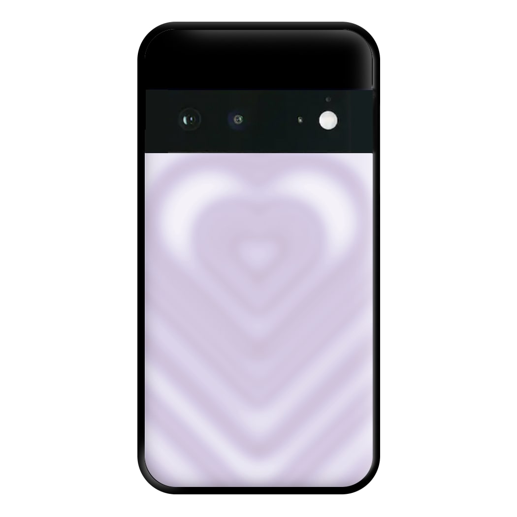 Drippy Love Heart Purple Phone Case for Google Pixel 6a