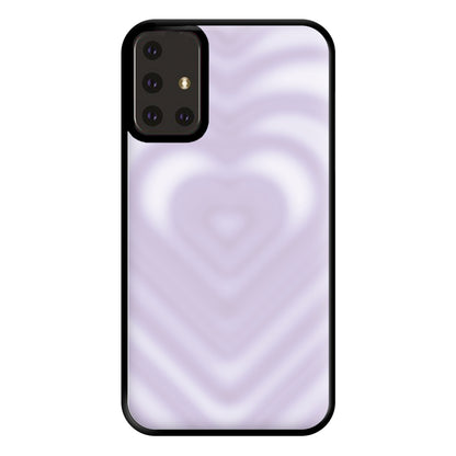 Drippy Love Heart Purple Phone Case for Galaxy A71