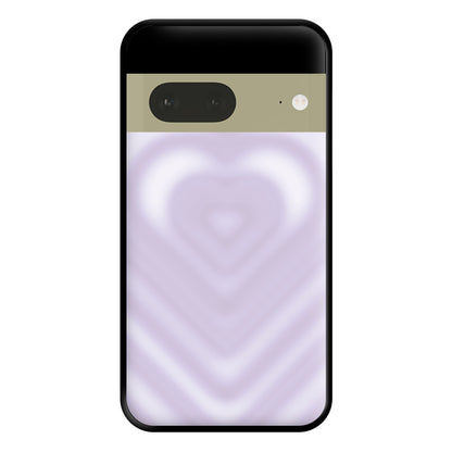 Drippy Love Heart Purple Phone Case for Google Pixel 7a