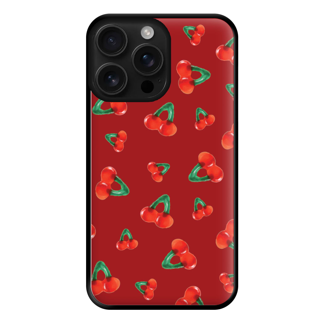 Gummy Cherries Pattern Phone Case