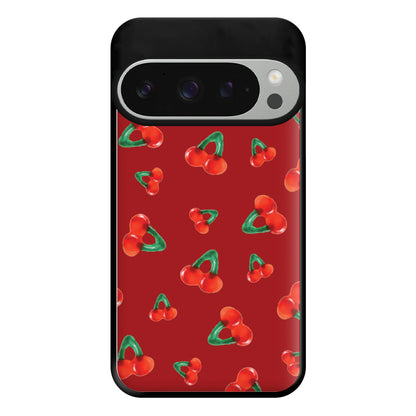 Gummy Cherries Pattern Phone Case for Google Pixel 9 Pro XL