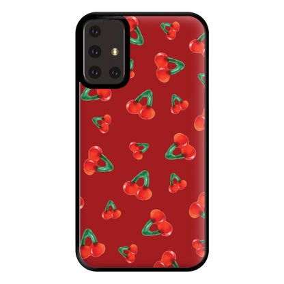 Gummy Cherries Pattern Phone Case for Galaxy A71