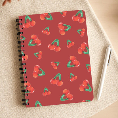 Gummy Cherries Pattern Notepad