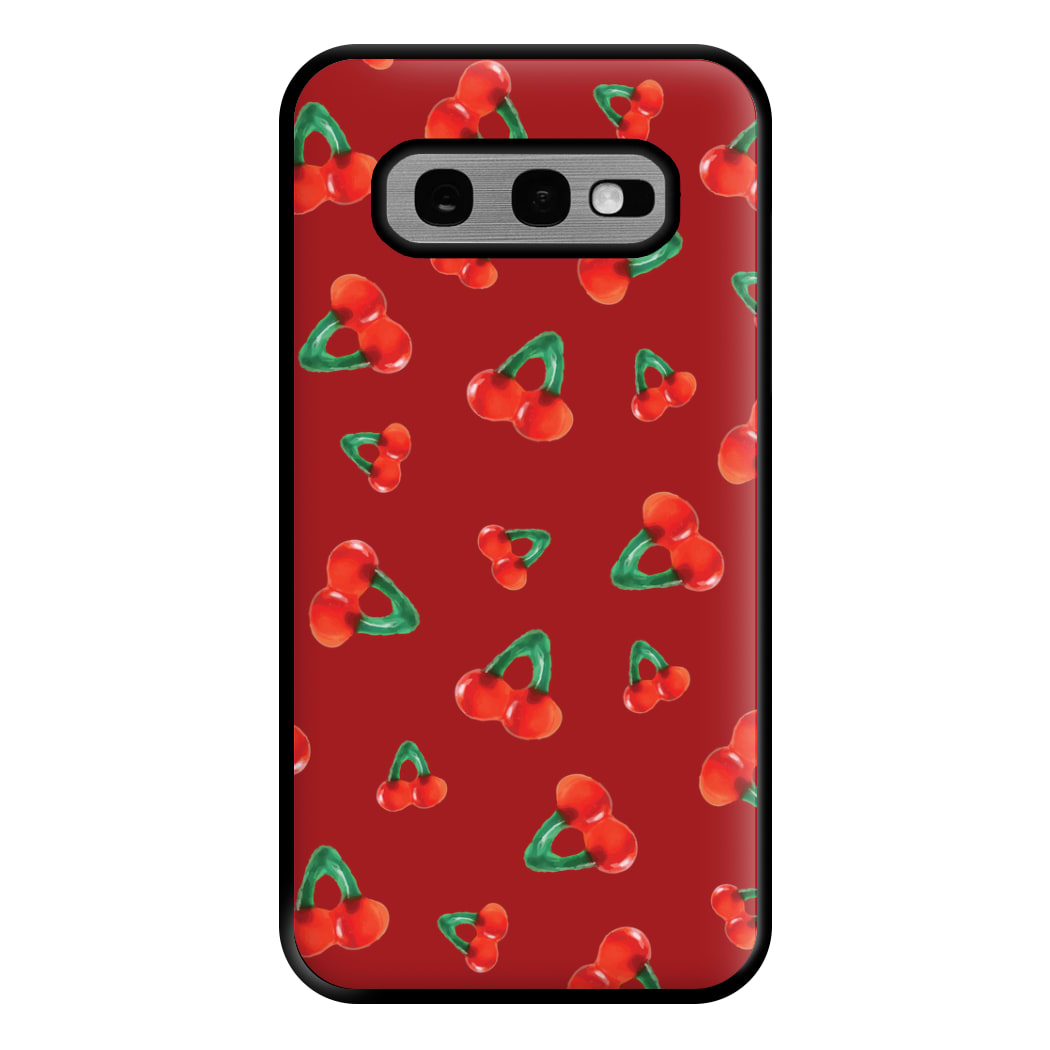 Gummy Cherries Pattern Phone Case for Galaxy S10e