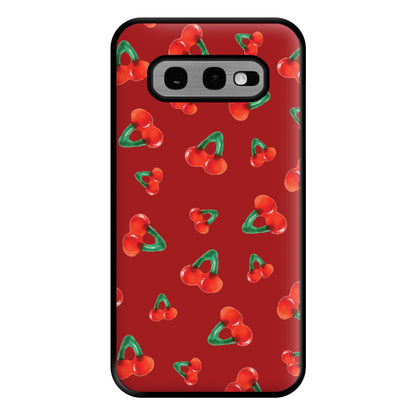 Gummy Cherries Pattern Phone Case for Galaxy S10e