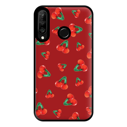 Gummy Cherries Pattern Phone Case for Huawei P30 Lite