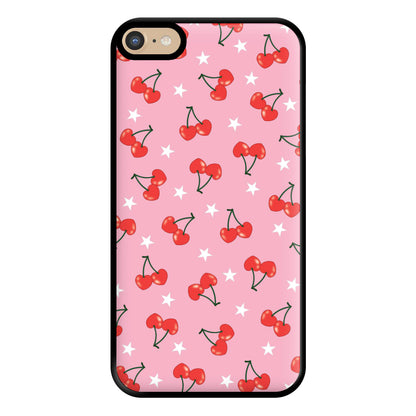 Heart Cherries And Stars Pattern Phone Case for iPhone 6 Plus / 7 Plus / 8 Plus