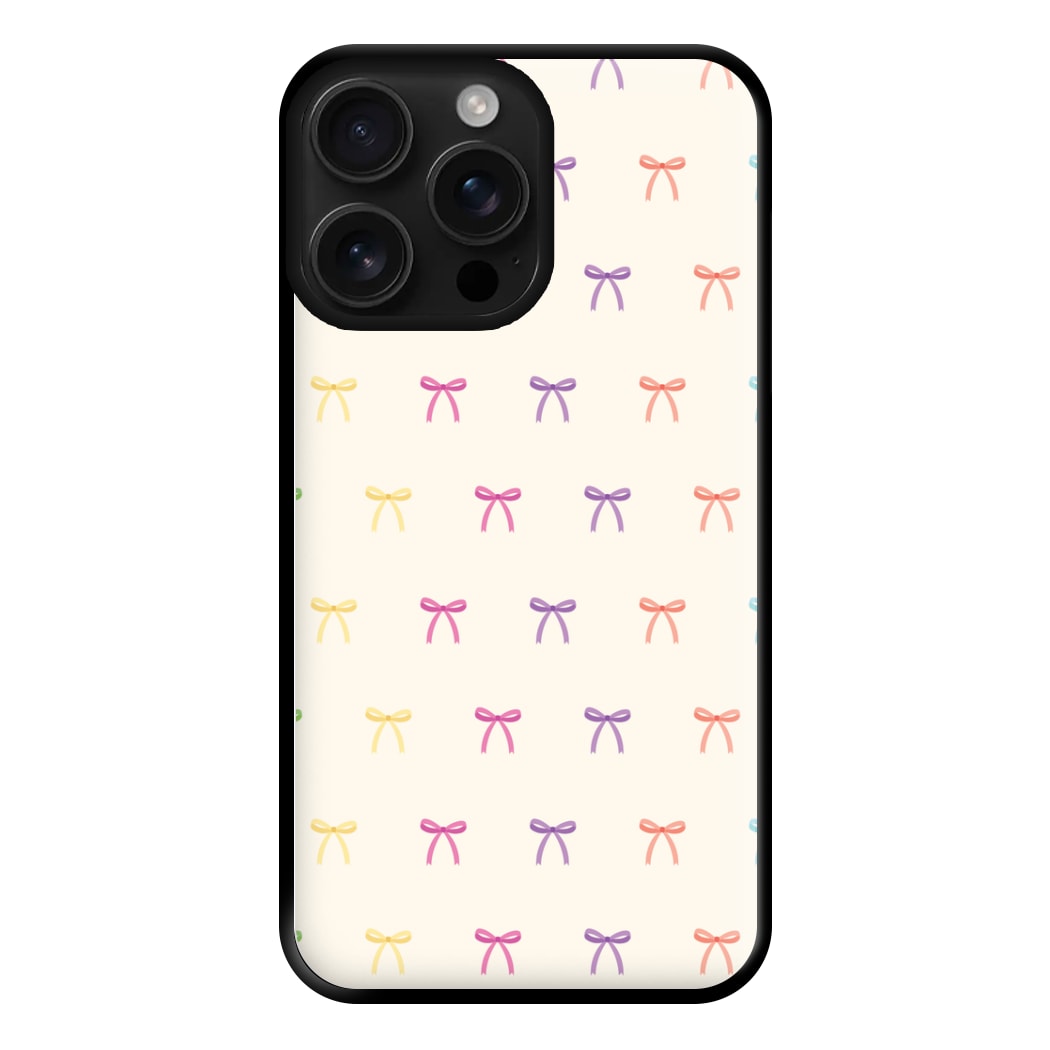 Pastel Ribbons Pattern Phone Case
