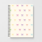 Pastel Ribbons Pattern Notebook 1