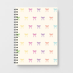 Pastel Ribbons Pattern Notebook