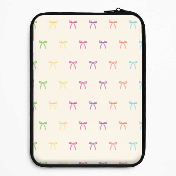 Pastel Ribbons Pattern Universal Laptop Sleeve