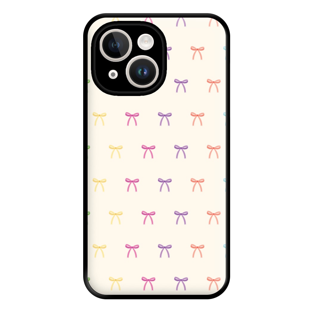 Pastel Ribbons Pattern Phone Case for iPhone 14 Plus
