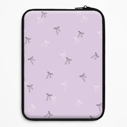 Coquette Mini Bows Pattern Purple Universal Laptop Sleeve