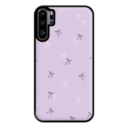 Coquette Mini Bows Pattern Purple Phone Case for Huawei P30 Pro