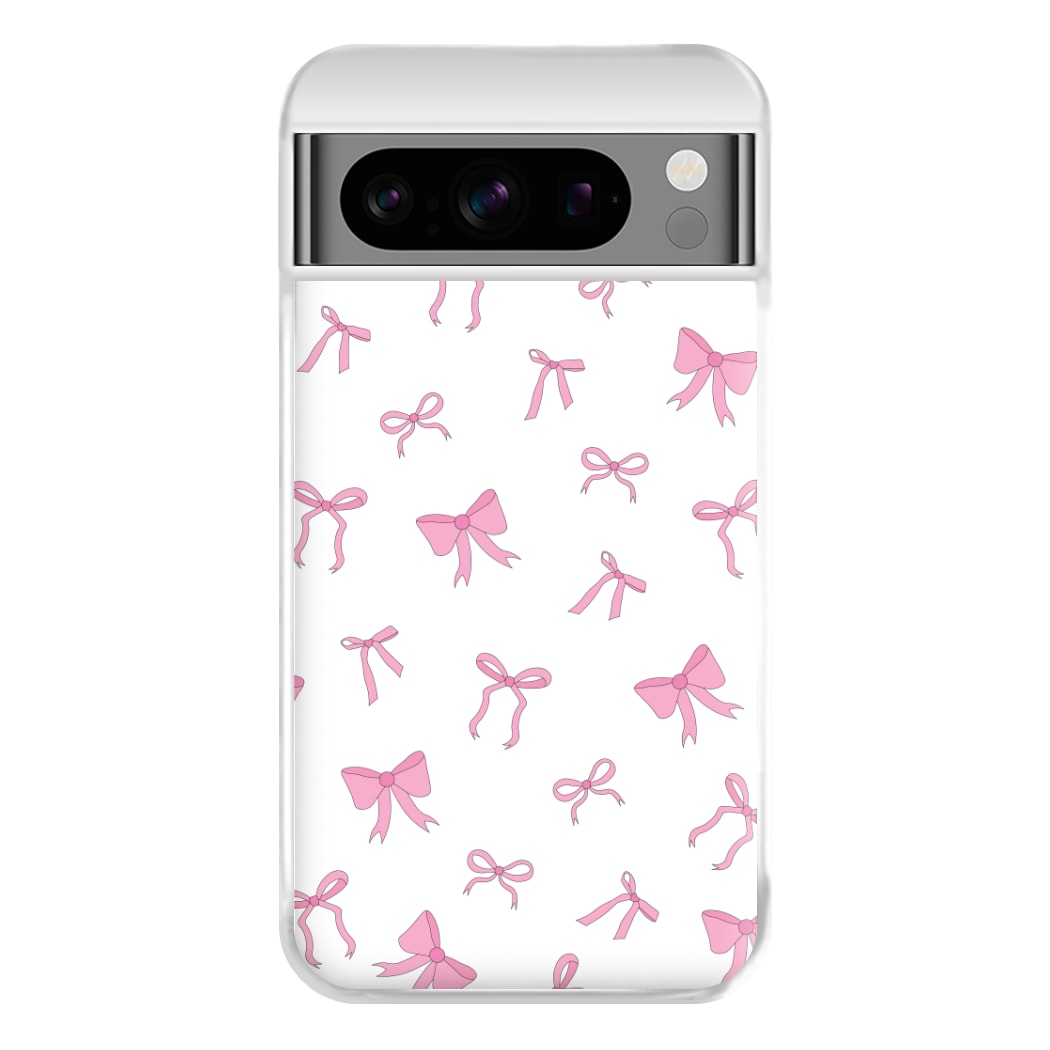 Coquette Variety Pink Bows Pattern Phone Case for Google Pixel 8 Pro