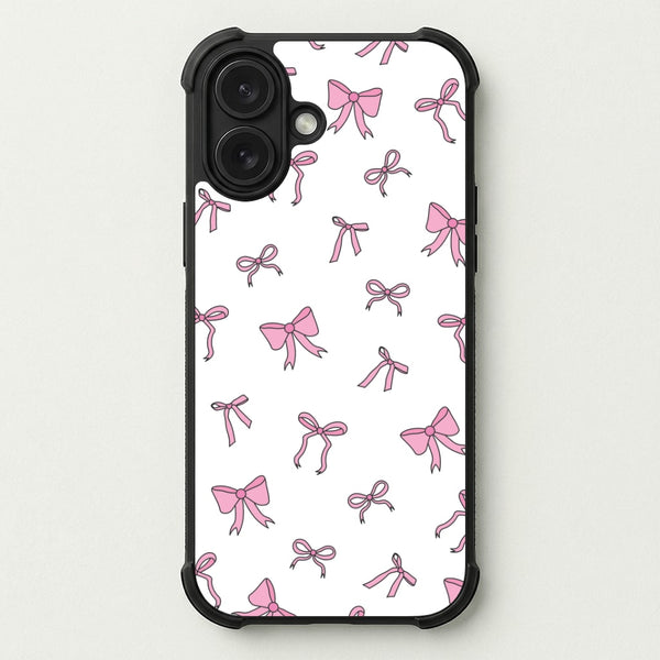 Coquette Variety Pink Bows Pattern Phone Case — Bumper case