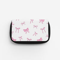 Coquette Variety Pink Bows Pattern Pencil Case