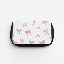 Coquette Variety Pink Bows Pattern Pencil Case