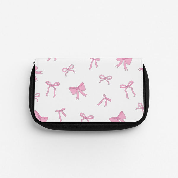Coquette Variety Pink Bows Pattern Pencil Case