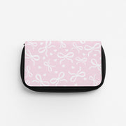 Coquette Bows And Hearts Baby Pink Pencil Case 1