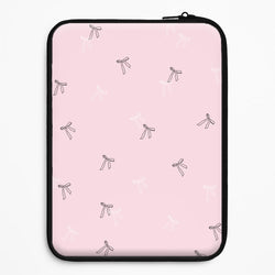 Coquette Mini Bows Pattern Pink Universal Laptop Sleeve