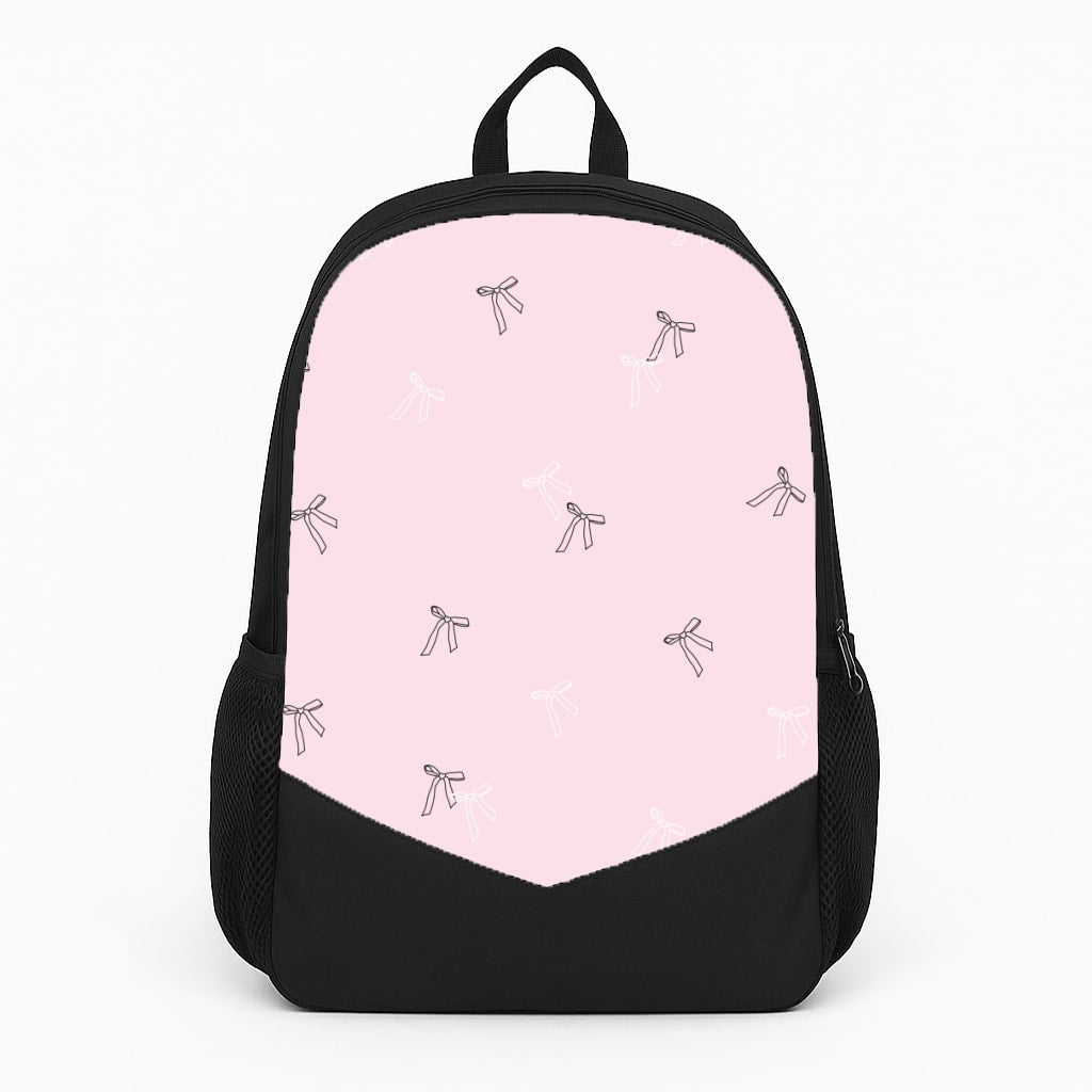 Coquette Mini Bows Pattern Pink Backpack