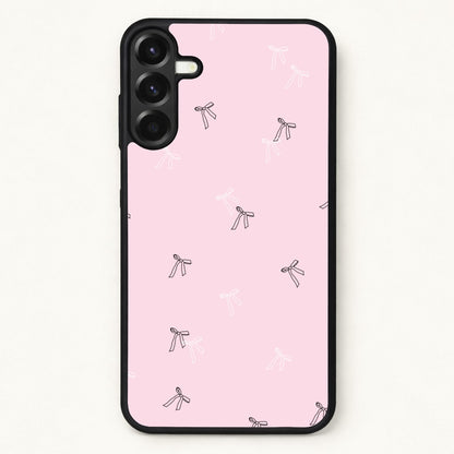 Coquette Mini Bows Pattern Pink Phone Case for Galaxy A37